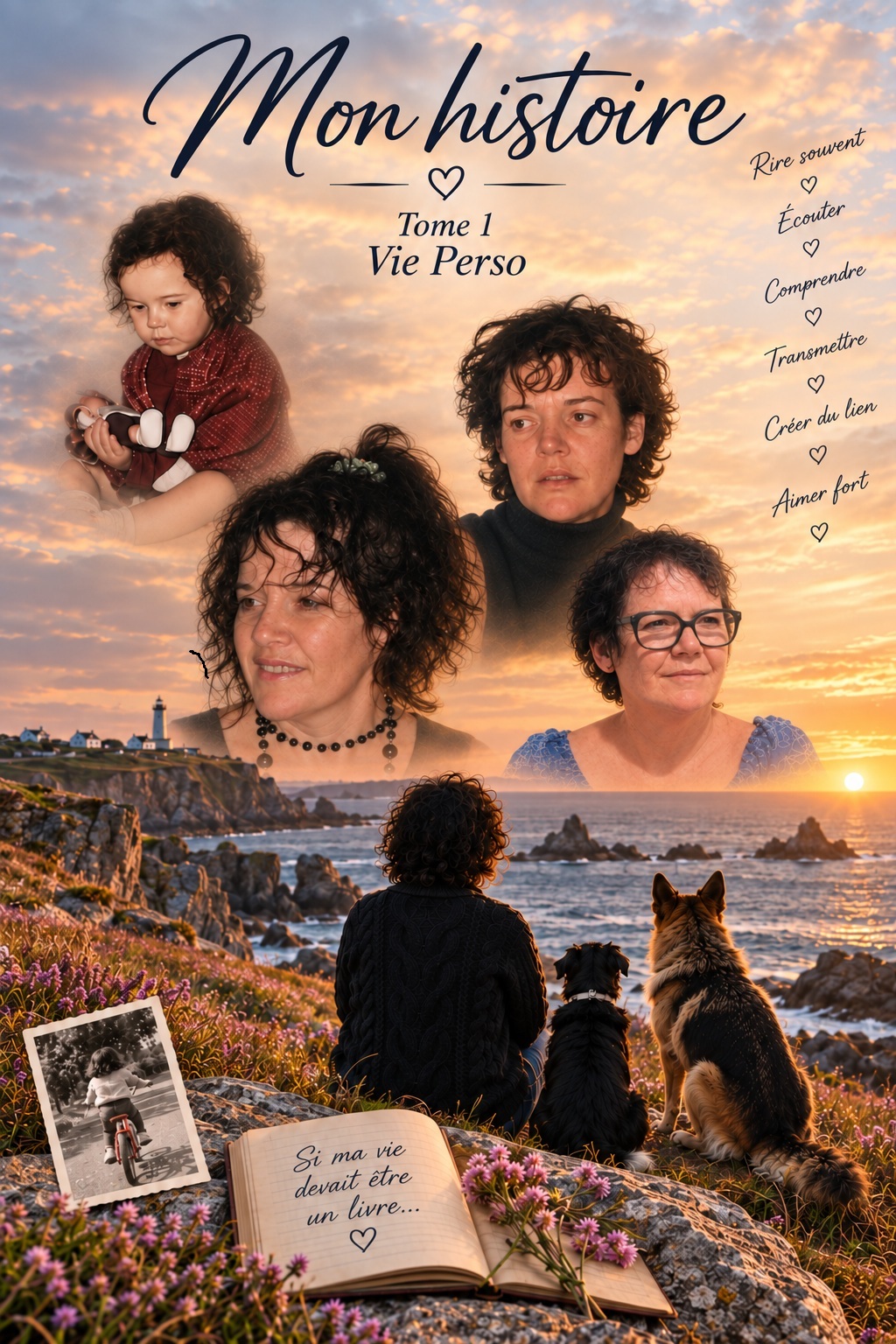 Couverture avant du livre Mon histoire