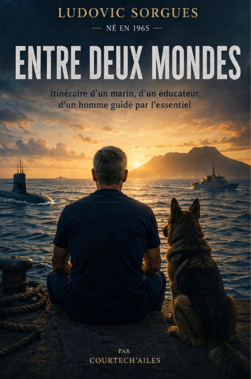 Couverture avant du livre Entre deux mondes