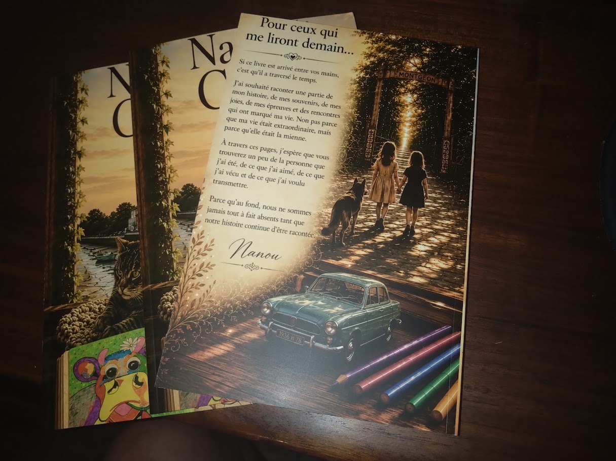 Livre de transmission familiale destiné aux générations suivantes