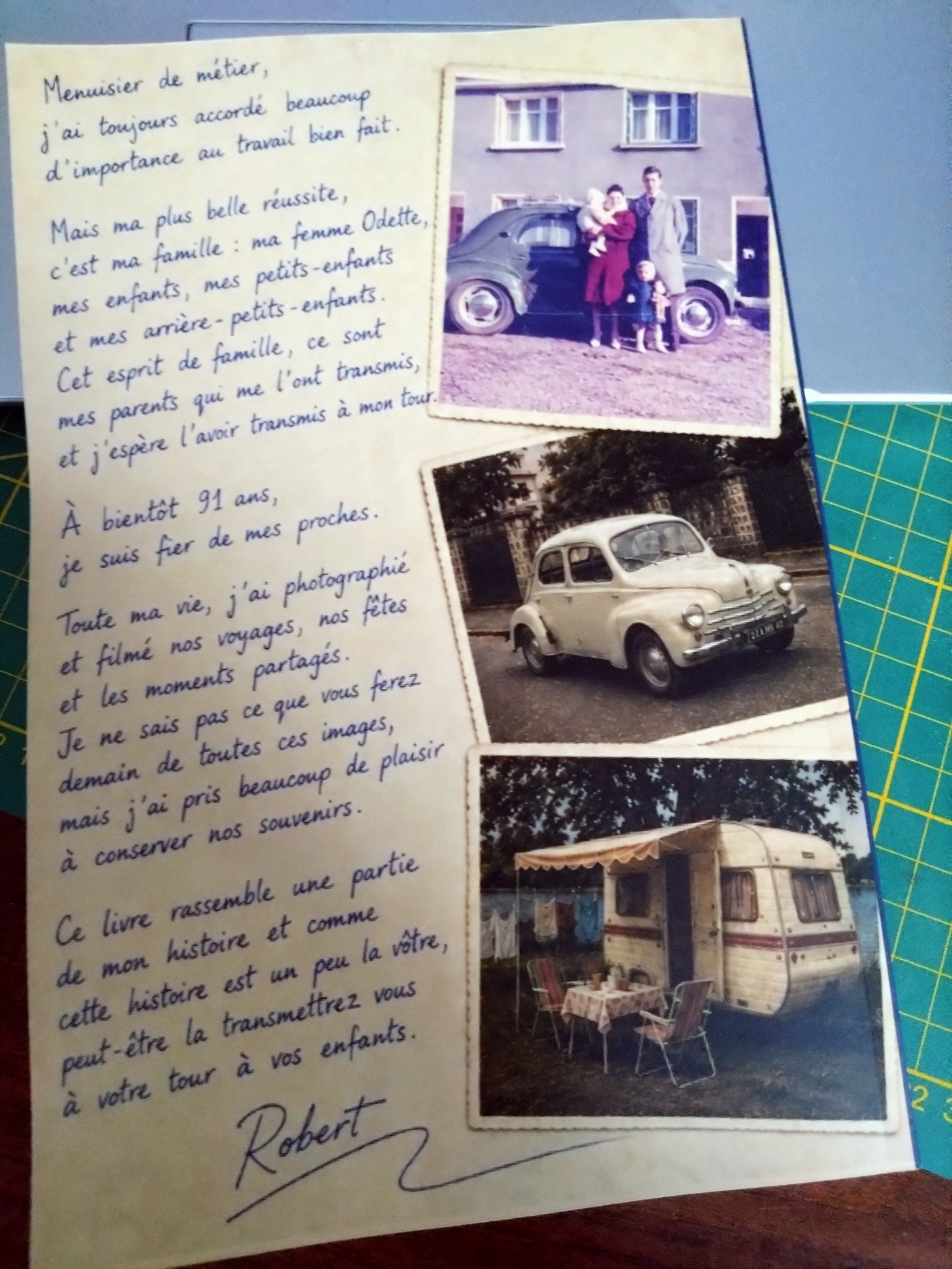 Couverture arrière du livre de Robert